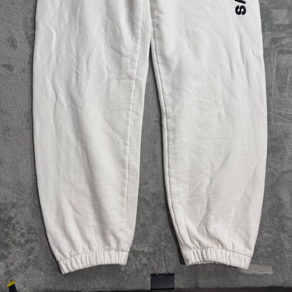 Halfdays Ski Club White Logo Embroidered Heavyweight Sweatpants Joggers Size 2 - Picture 2 of 11